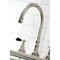 Kingston Brass KS2798PKLBS Duchess Widespread Kitchen Faucet W/ Brass Sprayer, Nickel KS2798PKLBS - alternate 6